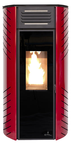Estufa de pellets ctl zara 10 kw burdeos