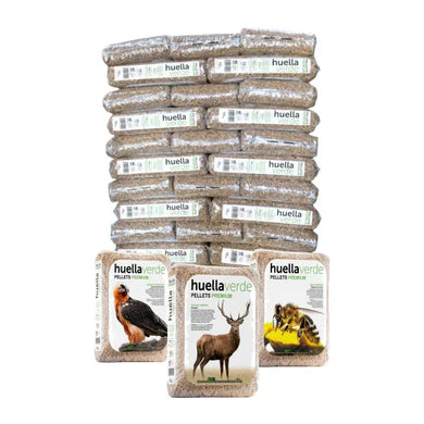 1 Palet de 77 sacos de pellets Huella Verde