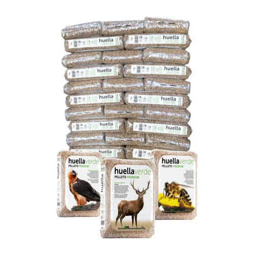 3 Palet de 231 sacos de pellet Huella Verde