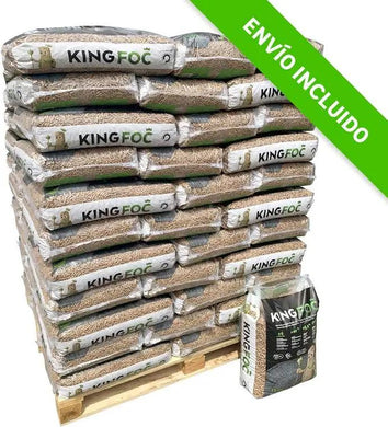 3 Palet de 231 sacos de pellets KINGFOC